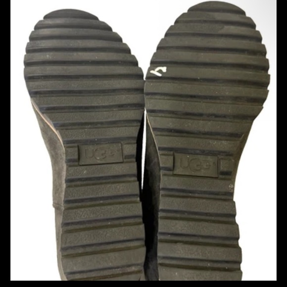 UGG Pax Chelsea Waterproof Leather Wedge Boots Size 9 Charcoal Gray 1095136 - Picture 14 of 14